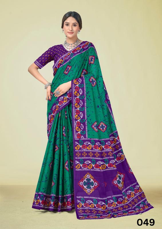 Lakhani cotton printed surat wholesale saree shop